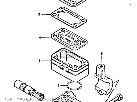 FRONT MASTER CYLINDER - GSX750 1980 (T) (E01 E02 E06 E22 E24)