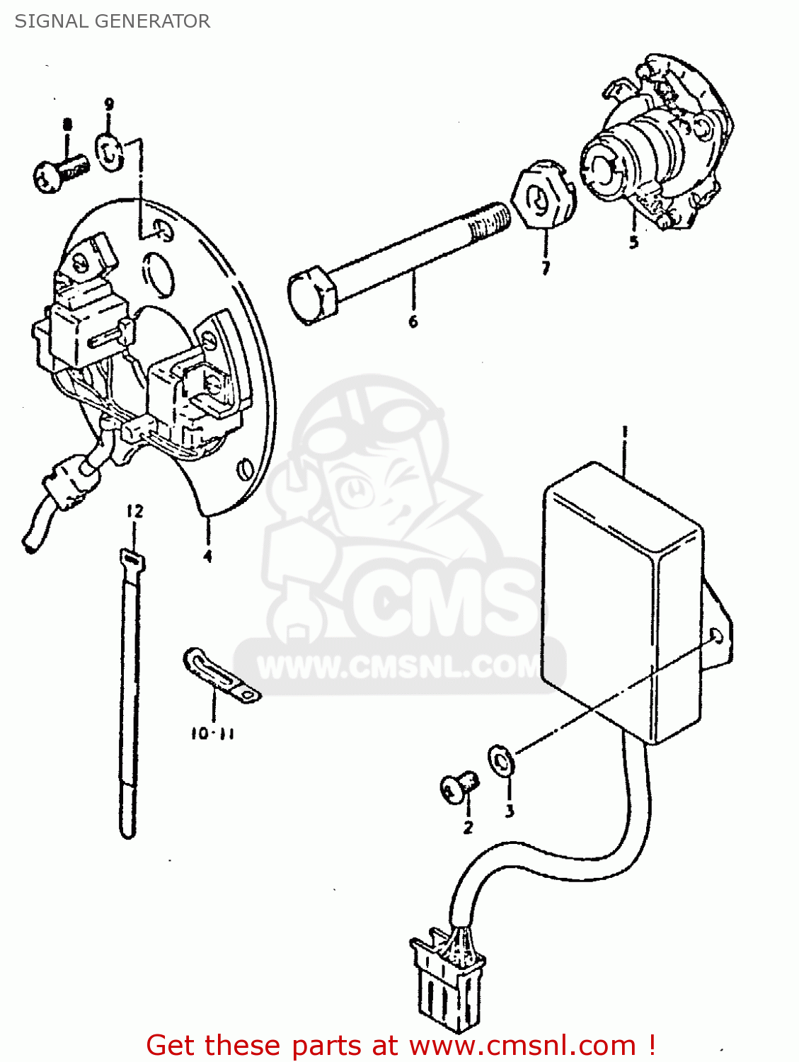 SIGNAL GENERATOR GSX750 1981 (X) (E01 E02 E06 E22 E24)
