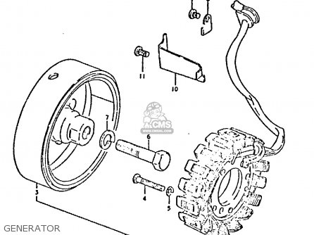 GENERATOR - GSX750 1981 (X) (E01 E02 E06 E22 E24)