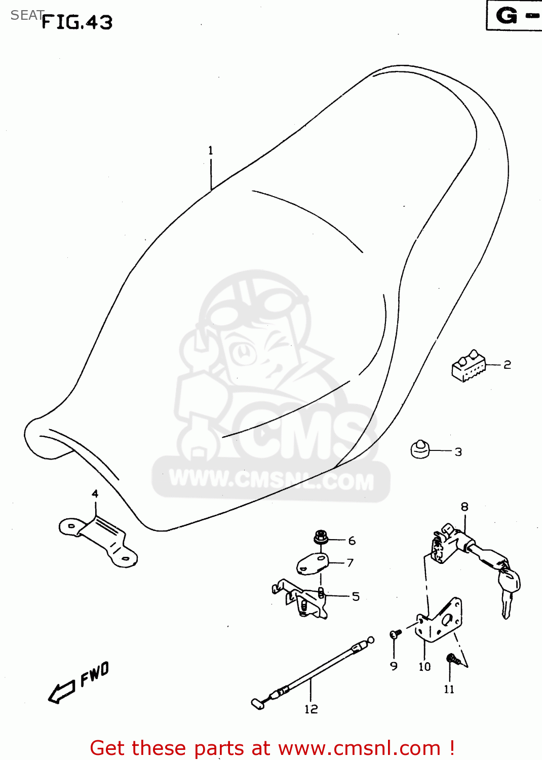 SEAT GSX750 1998 (W) (E02 E04 E17 E18 E22 E25 E34)