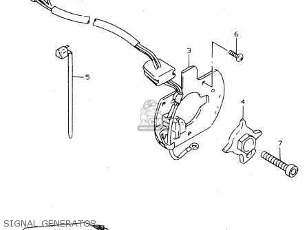 SIGNAL GENERATOR - GSX750 1998 (W) (E02 E04 E17 E18 E22 E25 E34)