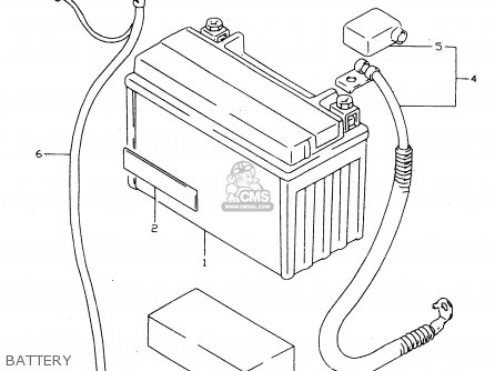 BATTERY - GSX750 1998 (W) (E02 E04 E17 E18 E22 E25 E34)