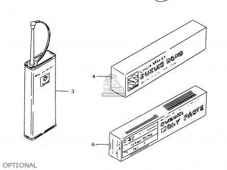 OPTIONAL - GSX750 1998 (W) (E02 E04 E17 E18 E22 E25 E34)