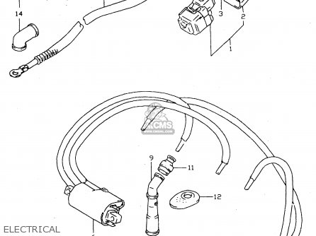 ELECTRICAL - GSX750 1999 (X) (E02 E04 E17 E18 E22 E25 E34)