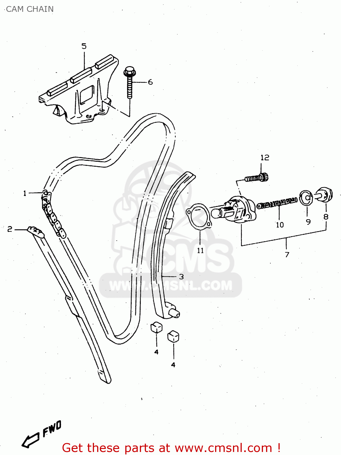 CAM CHAIN GSX750 2000 (Y)