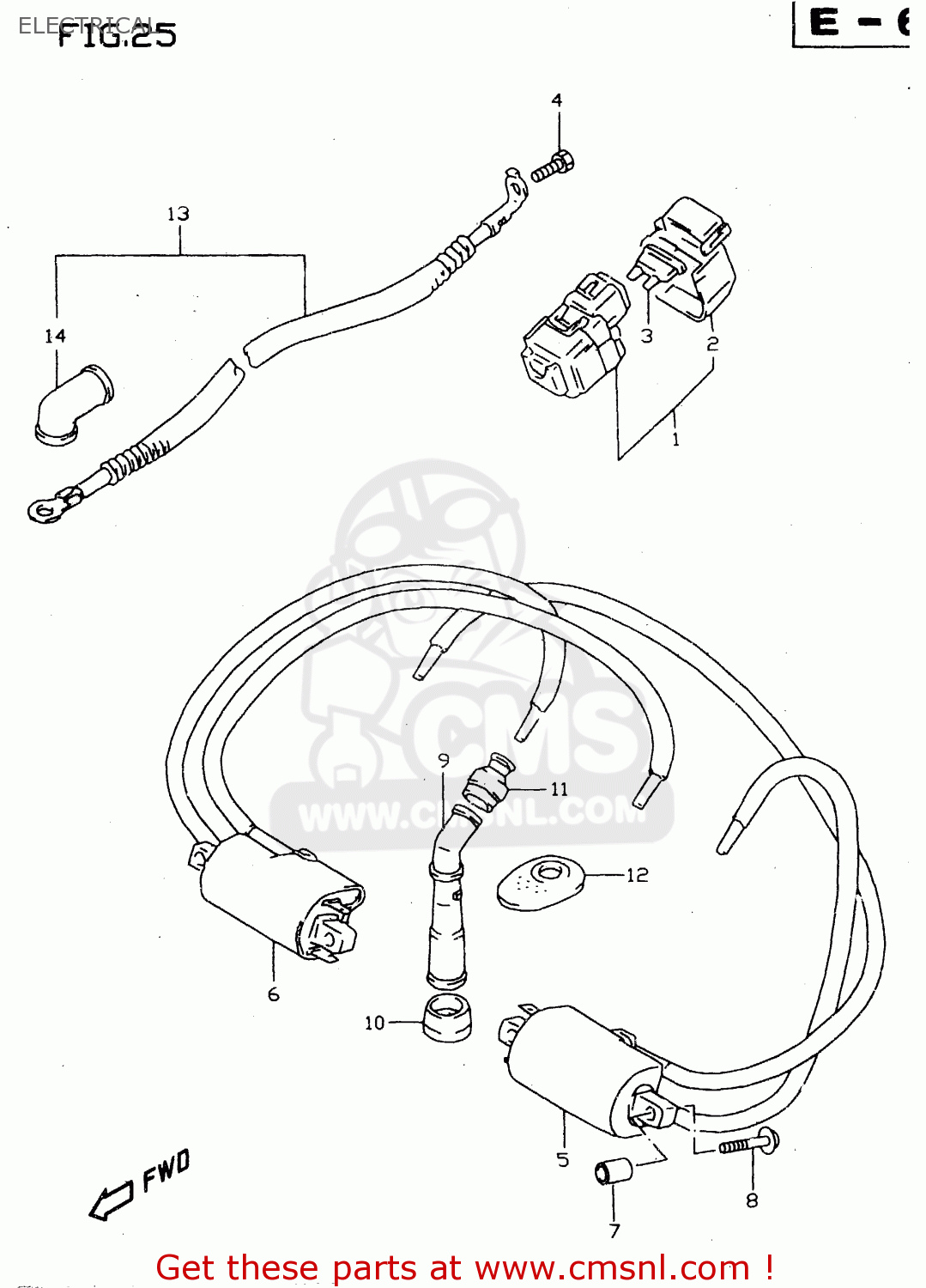 ELECTRICAL GSX750 2000 (Y)