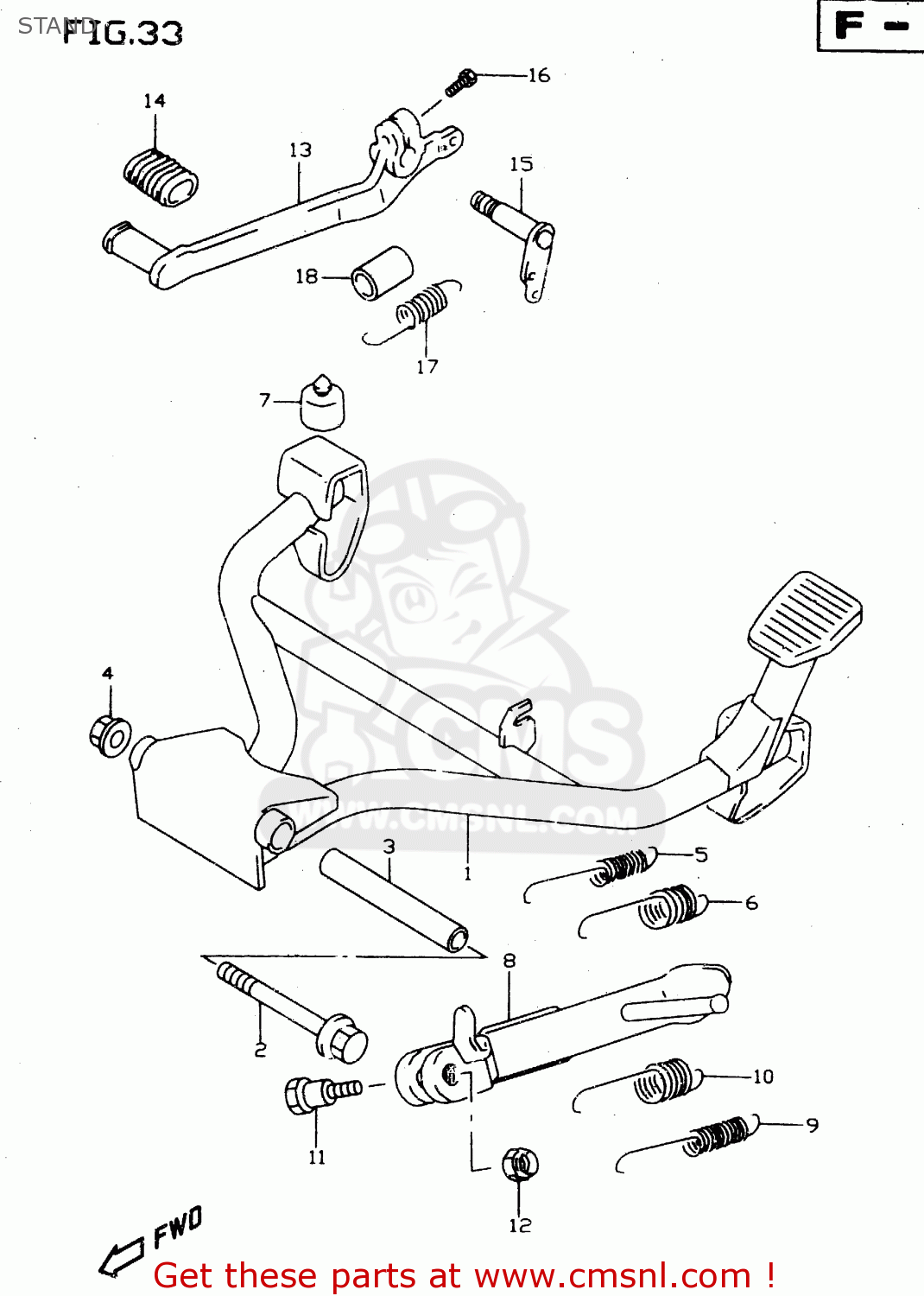 STAND GSX750 2000 (Y)