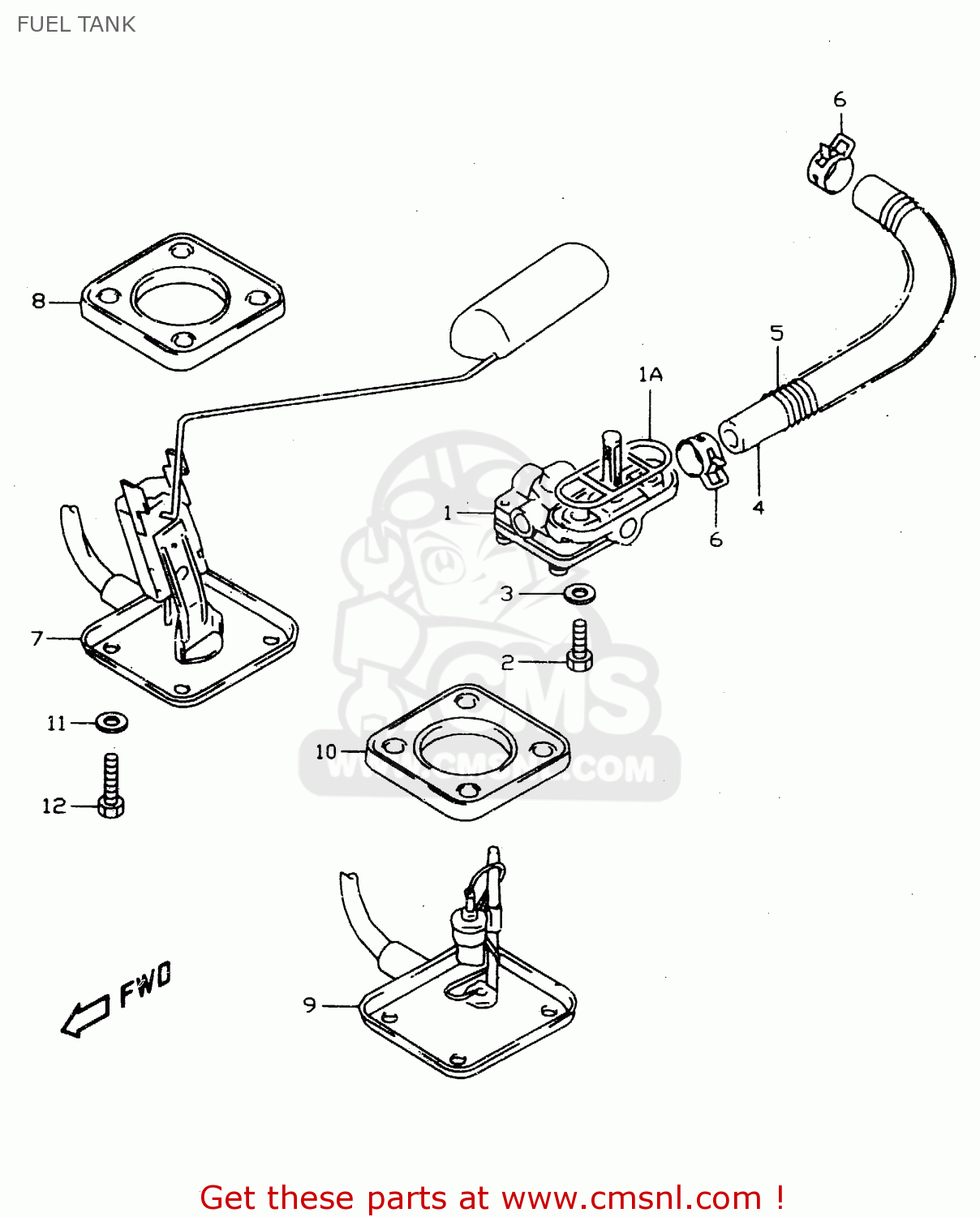 FUEL TANK GSX750 2000 (Y)