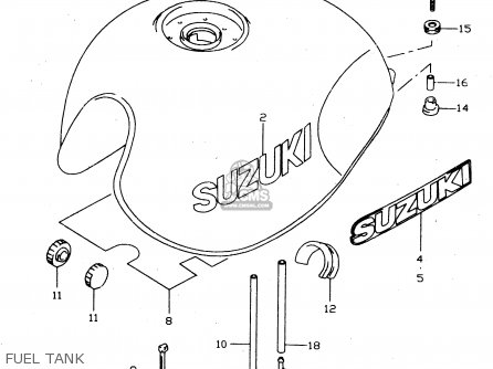 FUEL TANK - GSX750 2000 (Y)