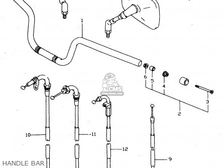 HANDLE BAR - GSX750 2000 (Y)