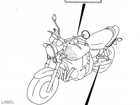 LABEL - GSX750 2000 (Y)
