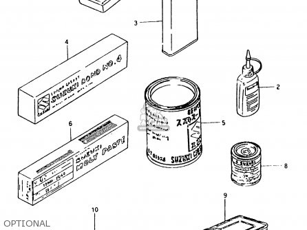 OPTIONAL - GSX750E 1980 (T) (01 02 04 6 16 17 18 21 22 24 25 26 27 30 34 39