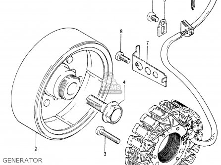 GENERATOR - GSX750EF 1985 (F) (E01 E02 E04 06 15 16 17 18 21 22 24 25 34 39)
