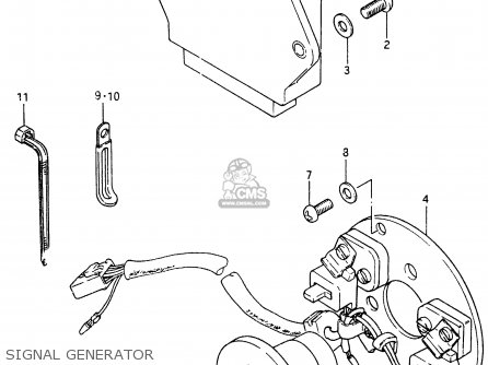 SIGNAL GENERATOR - GSX750EF 1985 (F) (E01 E02 E04 06 15 16 17 18 21 22 24 25 34 39)