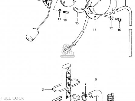FUEL COCK - GSX750EF 1985 (F) (E01 E02 E04 06 15 16 17 18 21 22 24 25 34 39)