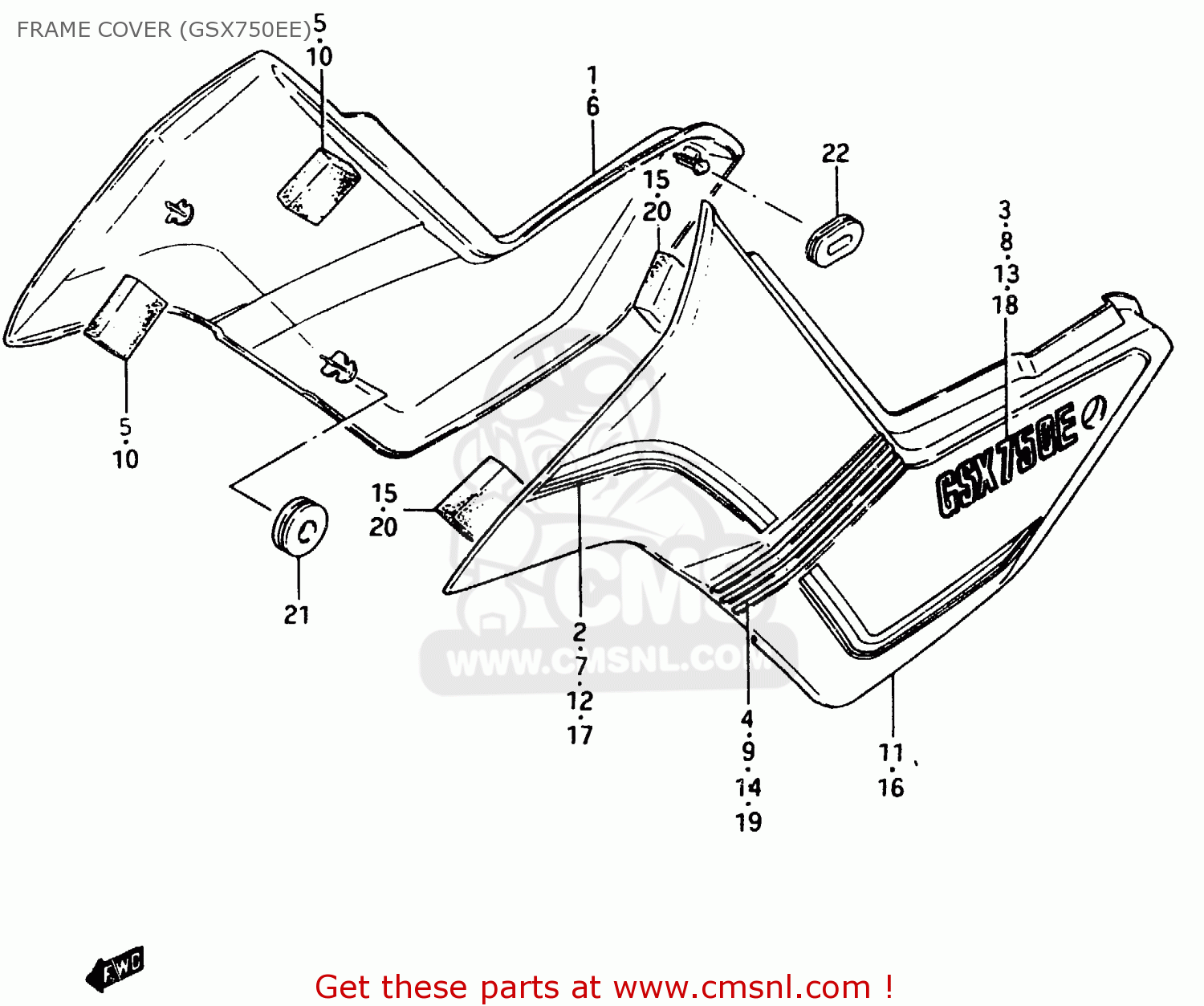 Suzuki GSX750ES 1983 (D) 1 2 4 6 15 16 17 18 21 22 24 25 26 27 30 34 39 ...