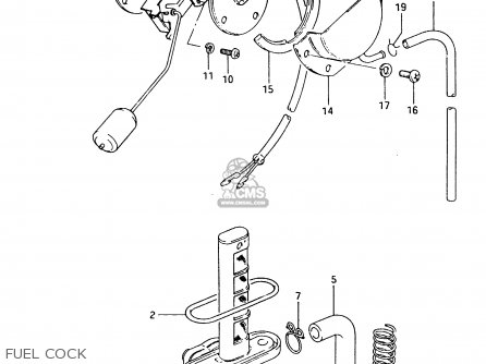 FUEL COCK - GSX750ES 1983 (D) 1 2 4 6 15 16 17 18 21 22 24 25 26 27 30 34 39