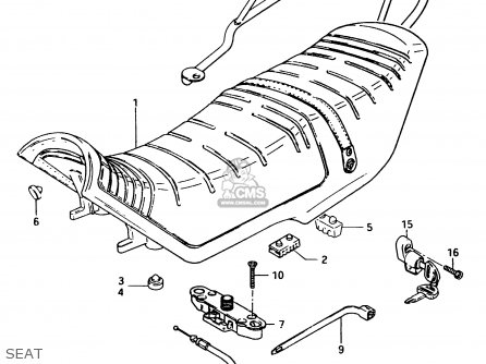 SEAT - GSX750ES 1983 (D) 1 2 4 6 15 16 17 18 21 22 24 25 26 27 30 34 39