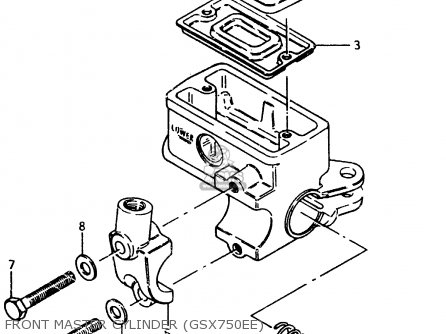 FRONT MASTER CYLINDER (GSX750EE) - GSX750ES 1983 (D) 1 2 4 6 15 16 17 18 21 22 24 25 26 27 30 34 39