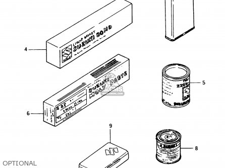 OPTIONAL - GSX750ES 1983 (D) 1 2 4 6 15 16 17 18 21 22 24 25 26 27 30 34 39