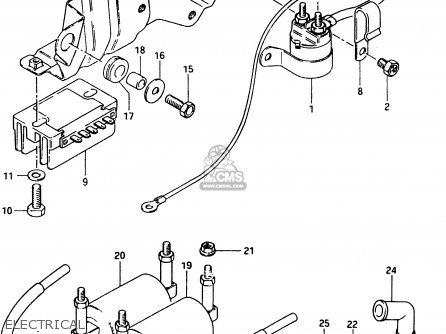 ELECTRICAL - GSX750ES 1984 (E) (E01 E02 4 6 15 16 17 18 21 22 24 25 34 39 53)
