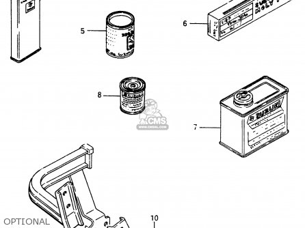 OPTIONAL - GSX750ES 1985 (F) (E01 E2 E4 E6 E15 E16 17 22 24 25 26 34 39 53)