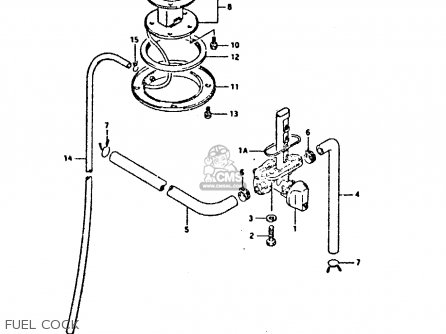 FUEL COCK - GSX750F 1991 (M) (E01 E02 E04 E15 E16 17 18 21 22 24 25 34 39 53