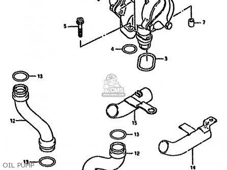 OIL PUMP - GSX750F 1996 (T) (E02 E04 E18 E22 E24 E25 E34)