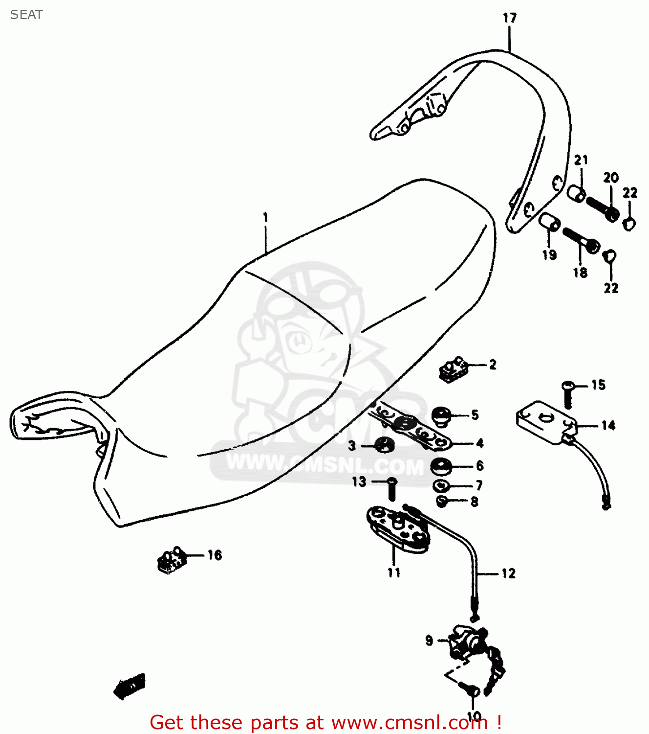 SEAT GSX750F 1997 (V) (E04 E18 E22 E24 E25 E34) P37