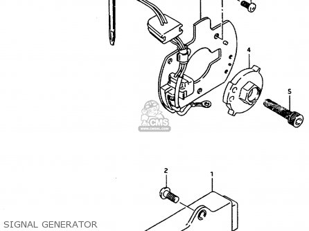 SIGNAL GENERATOR - GSX750F 1997 (V) (E04 E18 E22 E24 E25 E34) P37