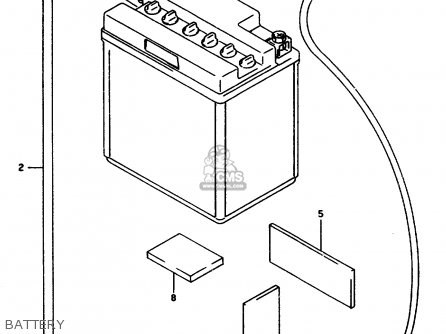 BATTERY - GSX750F 1997 (V) (E04 E18 E22 E24 E25 E34) P37