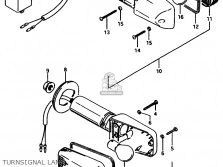 TURNSIGNAL LAMP - GSX750F 1997 (V) (E04 E18 E22 E24 E25 E34) P37