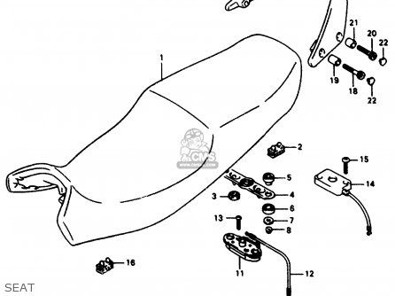 SEAT - GSX750F 1997 (V) (E04 E18 E22 E24 E25 E34) P37