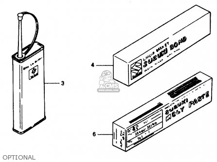 OPTIONAL - GSX750F 1997 (V) (E04 E18 E22 E24 E25 E34) P37