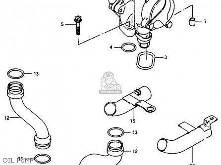 OIL PUMP - GSX750F 1997 (V) (E04 E18 E22 E24 E25 E34) P37