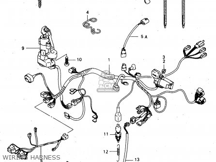 WIRING HARNESS - GSX750F 1998 (W) (E02 E04 E17 E18 E22 E24 E25 E34) P37