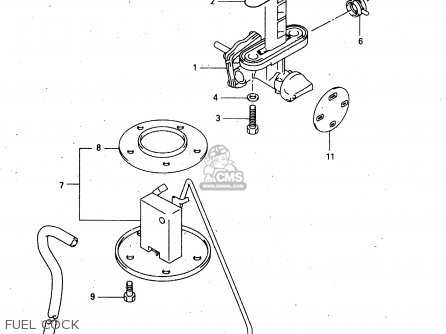 FUEL COCK - GSX750F 1998 (W) (E02 E04 E17 E18 E22 E24 E25 E34) P37