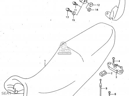 SEAT - GSX750F 1998 (W) (E02 E04 E17 E18 E22 E24 E25 E34) P37