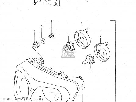 Suzuki GSX750F 2000 (Y) parts lists and schematics