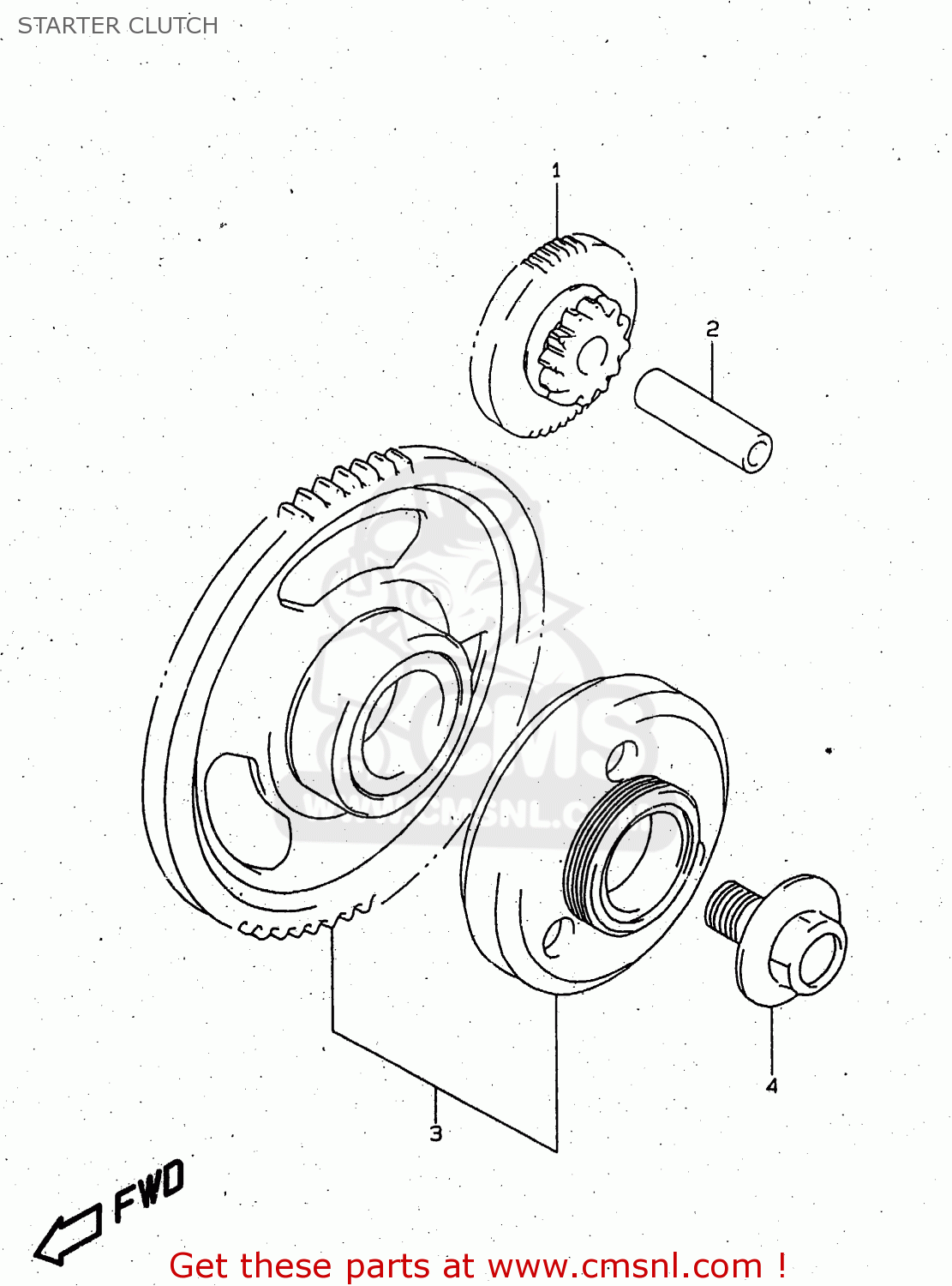 STARTER CLUTCH GSX750F 2000 (Y)