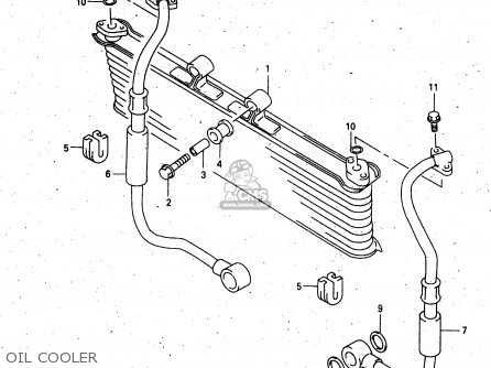 OIL COOLER - GSX750F 2000 (Y)