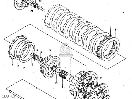 CLUTCH - GSX750F 2000 (Y)
