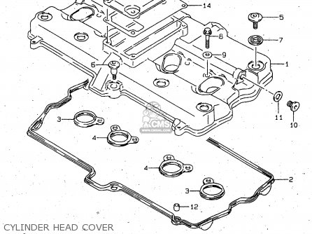 CYLINDER HEAD COVER - GSX750F 2000 (Y)