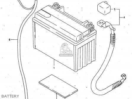 BATTERY - GSX750F 2000 (Y)