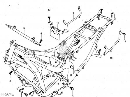 FRAME - GSX750F 2000 (Y)