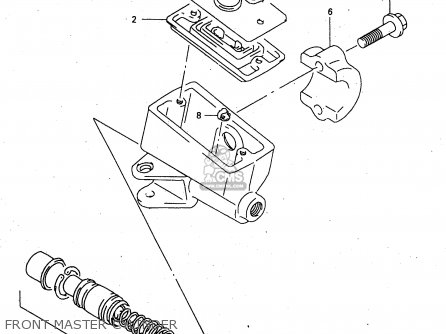 FRONT MASTER CYLINDER - GSX750F 2000 (Y)