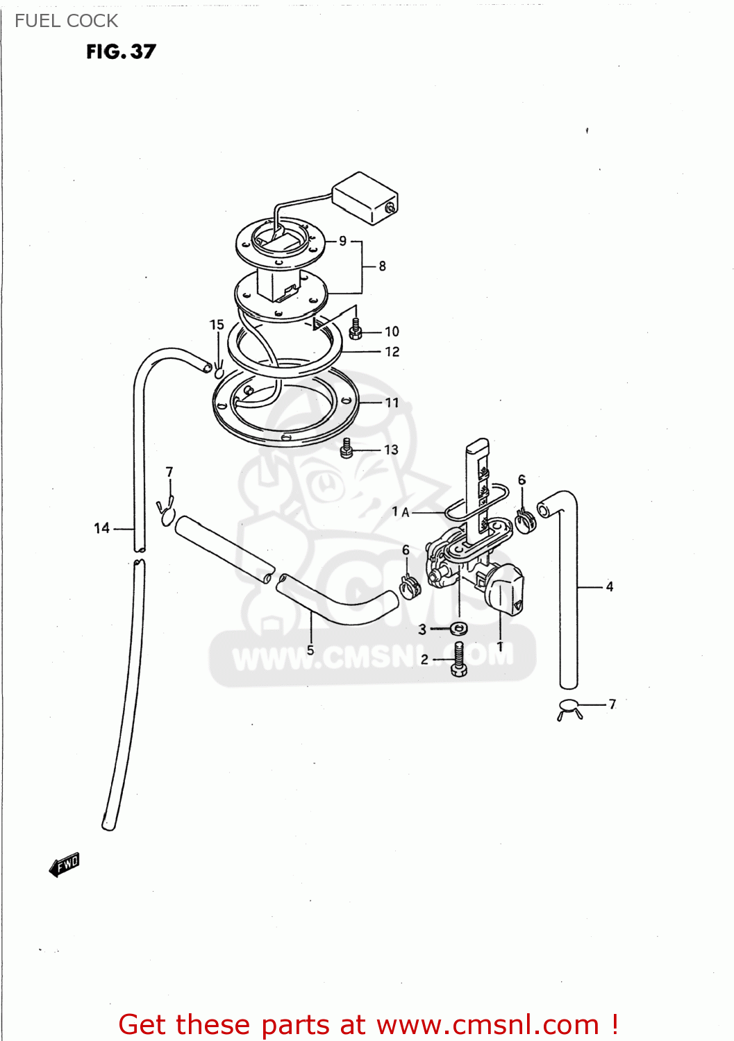 FUEL COCK GSX750F KATANA 1989 (K) USA (E03)
