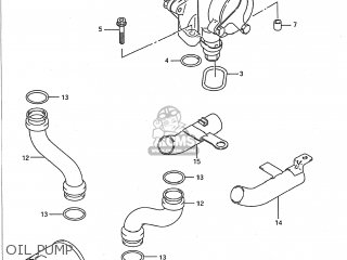 OIL PUMP - GSX750F KATANA 1989 (K) USA (E03)