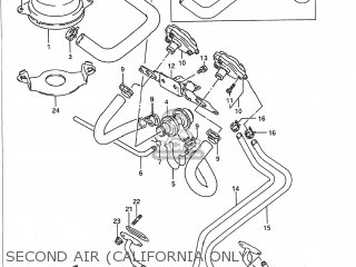 SECOND AIR (CALIFORNIA ONLY) - GSX750F KATANA 1989 (K) USA (E03)
