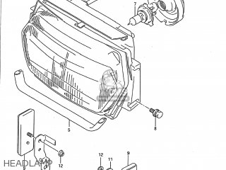 HEADLAMP - GSX750F KATANA 1990 (L) USA (E03)